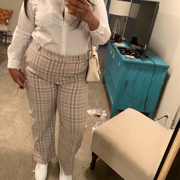 Super fun plaid pants. - Picture 2 of 4